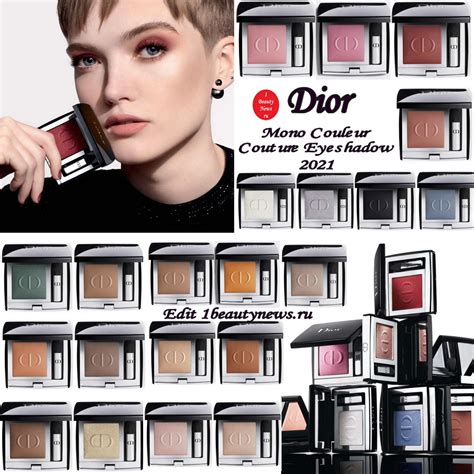 dior 2021 eyeshadow|Dior mono eye shadows.